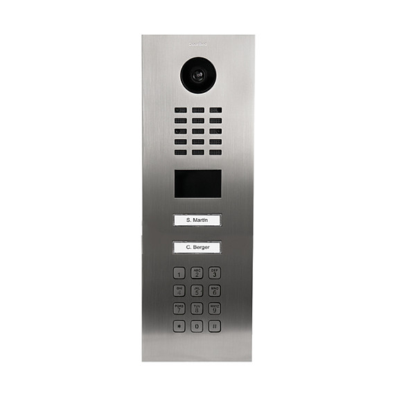 IP video portafon DOORBIRD D2102KV (nehrđajući čelik)-0