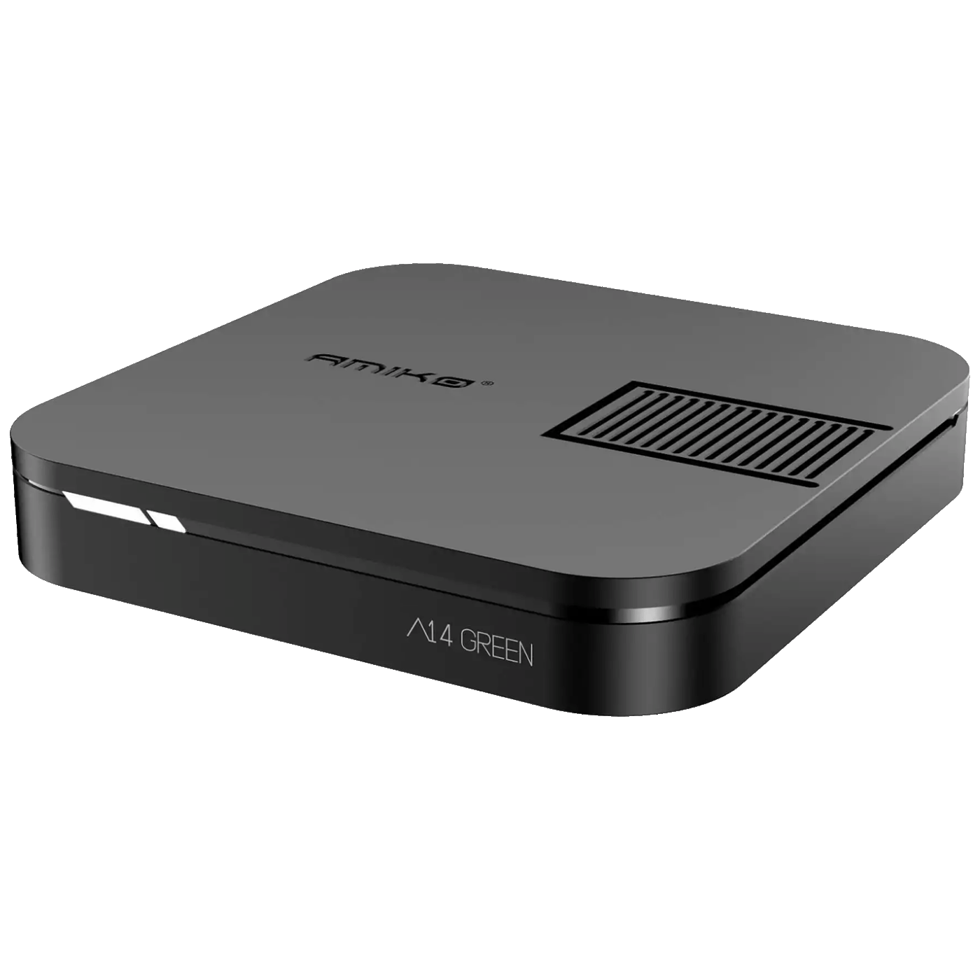 IPTV Prijemnik AMIKO A14 GREEN (android 14, 4k, 2gb ram, 16gb, dual-band wi-fi)