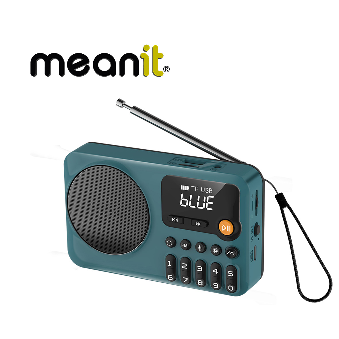 Bluetooth zvučnik MEANIT B6 + FM radio-0