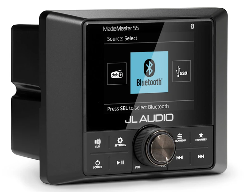 Brodski stereosustav GARMIN JL Audio MM-55 s LCD zaslonom u boji, 010-03365-00-1