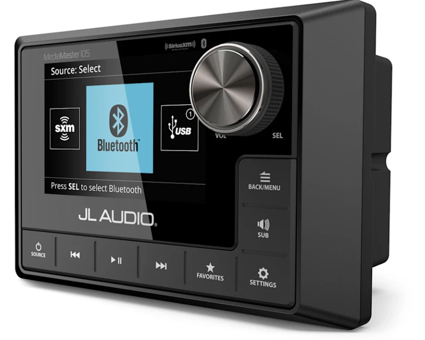 Brodski stereosustav GARMIN JL Audio MM105 s LCD zaslonom u boji, 010-03132-00-2