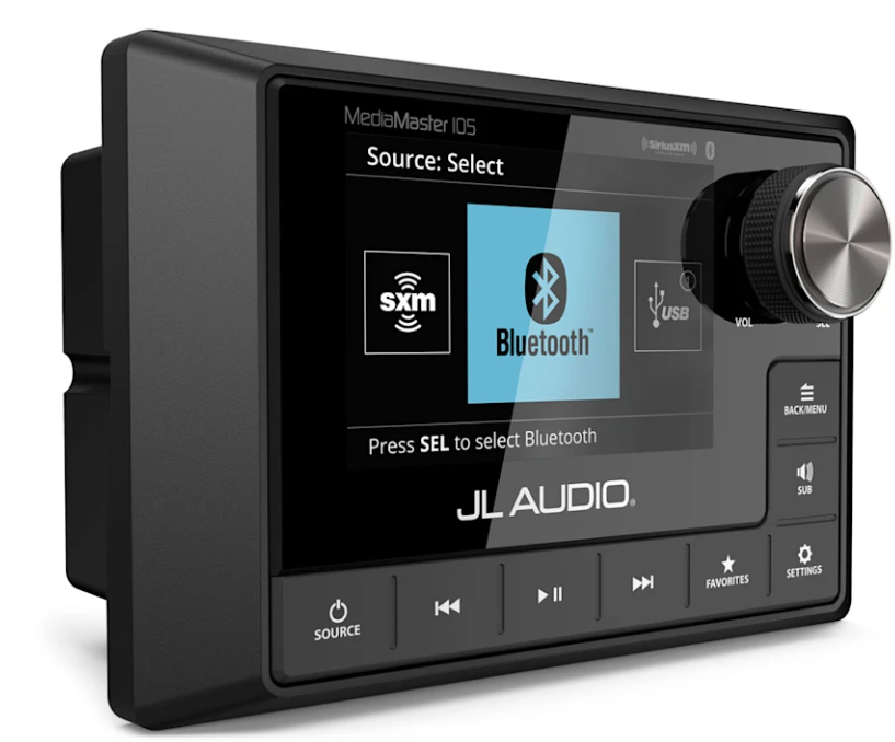 Brodski stereosustav GARMIN JL Audio MM105 s LCD zaslonom u boji, 010-03132-00-1