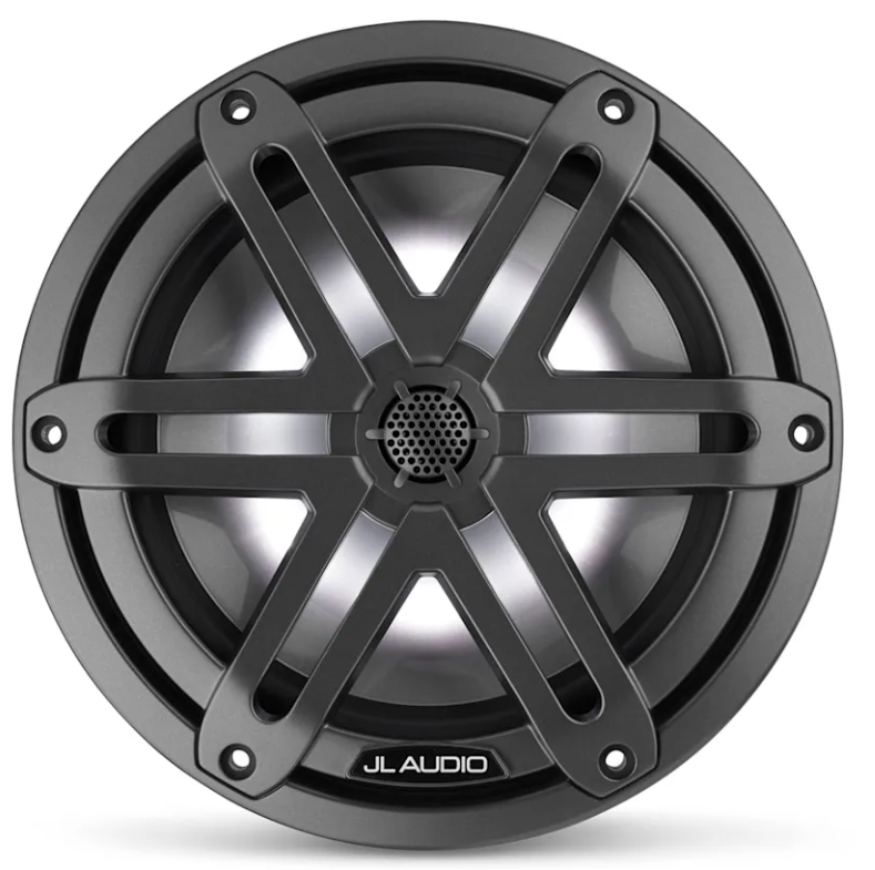 Brodski zvučnici GARMIN JL Audio M3 7,7" (koaksijalni, Sport rešetka, LED rasvjeta, Grey Metallic), 010-03067-00-1