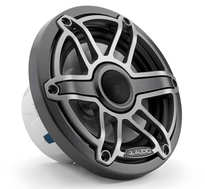 Brodski zvučnici GARMIN JL Audio M6 7,7" (koaksijalni, Sport rešetka, Grey Metallic), 010-03075-00-2