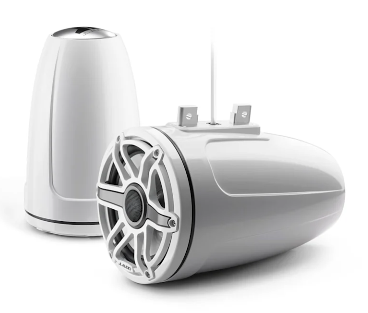 Brodski zvučnici GARMIN JL Audio M6 ETXv3 7,7" (tower, zatvoreni, Sport, Gloss White), 010-03277-00