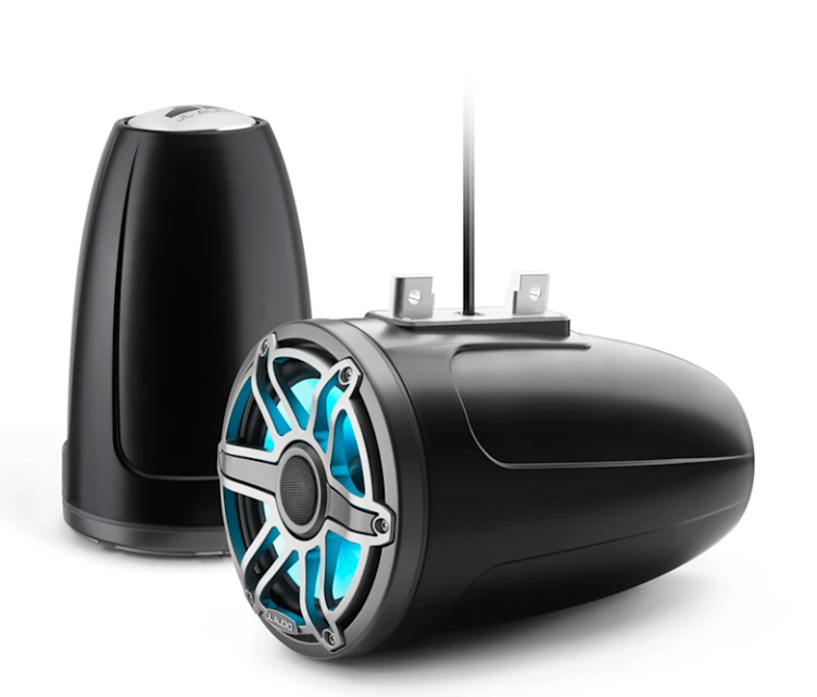 Brodski zvučnici GARMIN JL Audio M6 ETXv3 7,7" (tower, zatvoreni, transflective LED, Sport, Satin Black / Grey Metallic), 010-03088-00-0