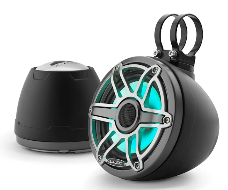 Brodski zvučnici GARMIN JL Audio M6 VeX™ 6,5" (zatvoreni, Transflective LED, Sport, Matt Black / Grey Metallic), 010-03261-00-0