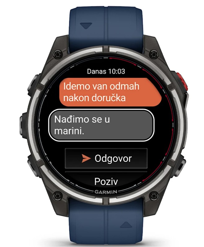 Pametni sat GARMIN Quatix 8 Pro, LTE AMOLED, Sapphire, 47mm, 010-03198-51-3