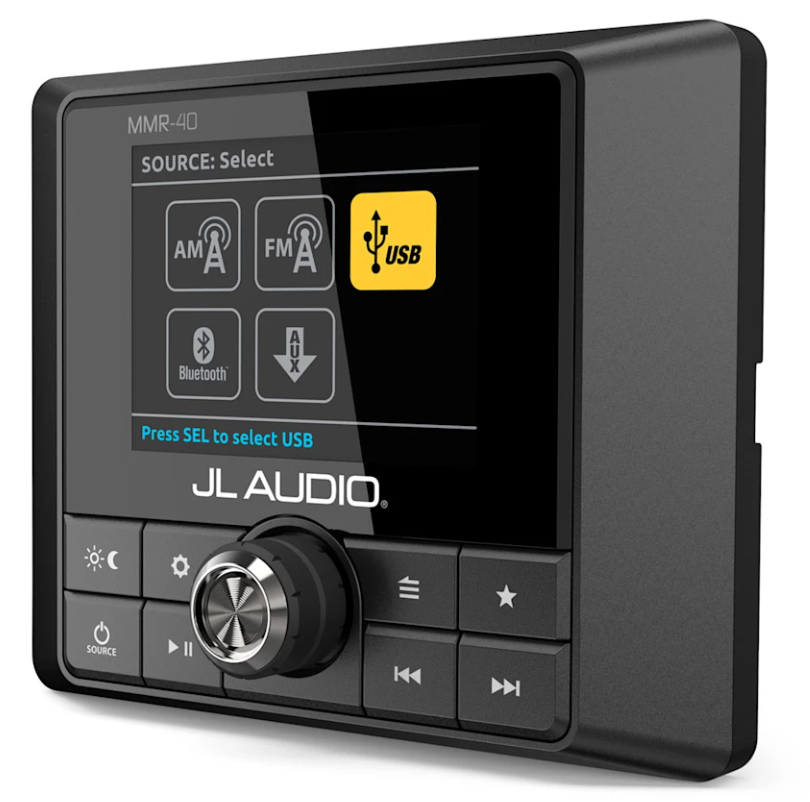 Daljinski upravljač GARMIN JL Audio MMR-40 NMEA 2000 s LCD zaslonom u boji, 010-03129-00-0