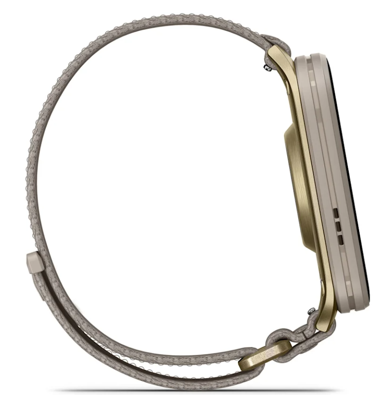 Pametni sat GARMIN Venu X1 Soft Gold French Gray Nylon, 010-02980-09-4