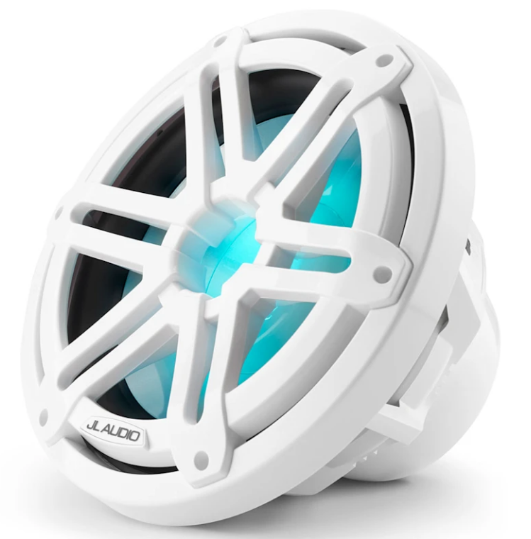Subwoofer GARMIN JL Audio M3 10" (RGB LED, Sport rešetka, Gloss White), 010-03265-00-2
