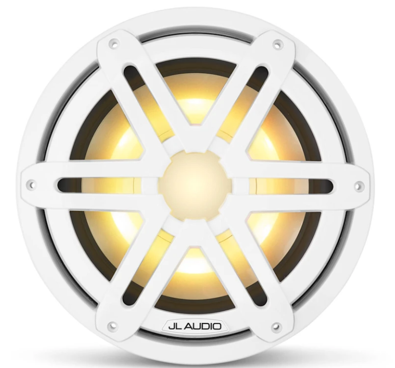 Subwoofer GARMIN JL Audio M3 10" (RGB LED, Sport rešetka, Gloss White), 010-03265-00-1