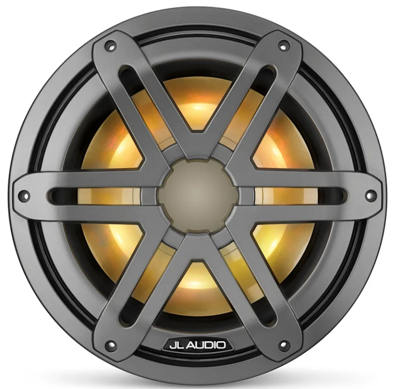 Subwoofer GARMIN JL Audio M3 10" (RGB LED, Sport rešetka, Grey Metallic), 010-03264-00-1