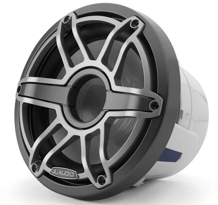 Subwoofer GARMIN JL Audio M6 8" (Sport rešetka, Grey Metallic / Titanium), 010-03275-00-2