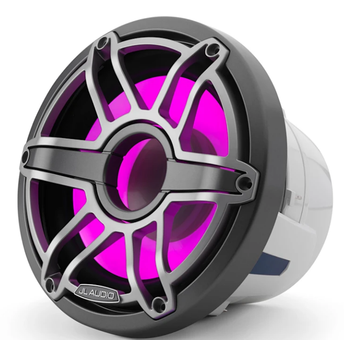 Subwoofer GARMIN JL Audio M6 8" (transflective LED, Sport rešetka, Grey Metallic / Titanium), 010-03082-00-2