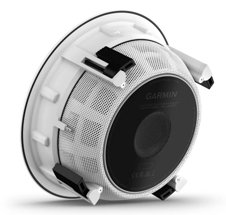 Subwoofer GARMIN JL Audio M6 Marine Thin-Line 8" (okrugla Luxe rešetka, White), 010-03875-00-4