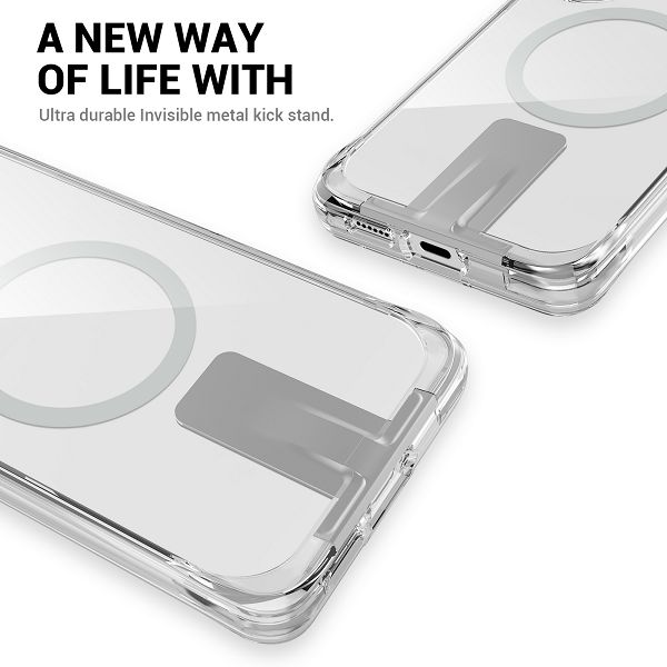 Maska MAX MOBILE za Samsung Galaxy S26 (tpu, drop-proof, magsafe, kickstand, prozirna)-4