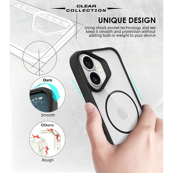 Zaštitna maska MAX MOBILE Combat X za Samsung Galaxy S26 (tpu, drop-proof, magsafe, slim, crna)-1