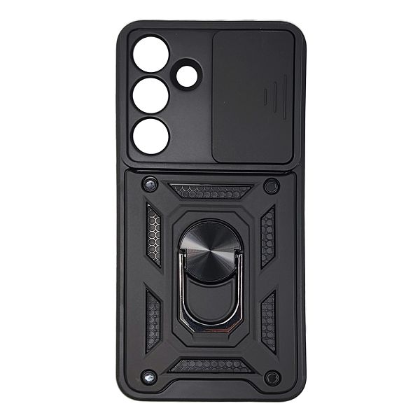 Maska MAX MOBILE za Samsung Galaxy S26 Plus (tpu, anti-shock, s prstenom, crna)