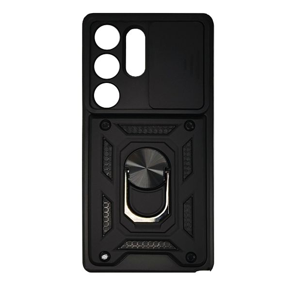 Maska MAX MOBILE za Samsung Galaxy S26 Ultra (tpu, anti-shock, s prstenom, crna)-0