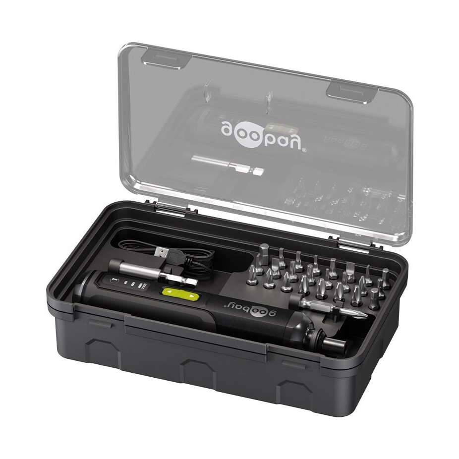 Set električnog odvijača GOOBAY (28 dijelova, akumulatorski, usb-c)-1