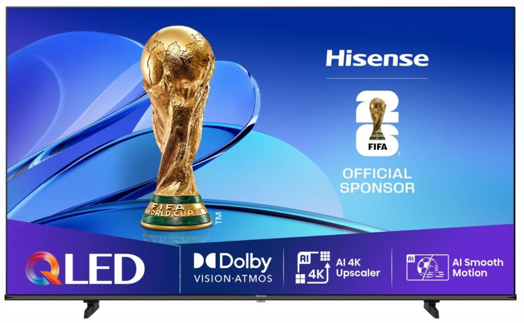TV HISENSE QLED 75E77Q VIDAA (189 cm, 4K UHD, HDR10+ Adaptive, Dolby Atmos, Smart TV)