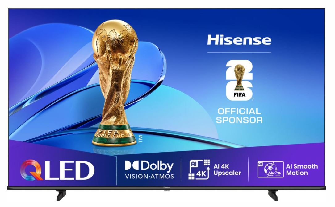 TV HISENSE QLED 58E77Q VIDAA (146 cm, 4K UHD, HDR10+ Adaptive, Dolby Atmos, Smart TV)