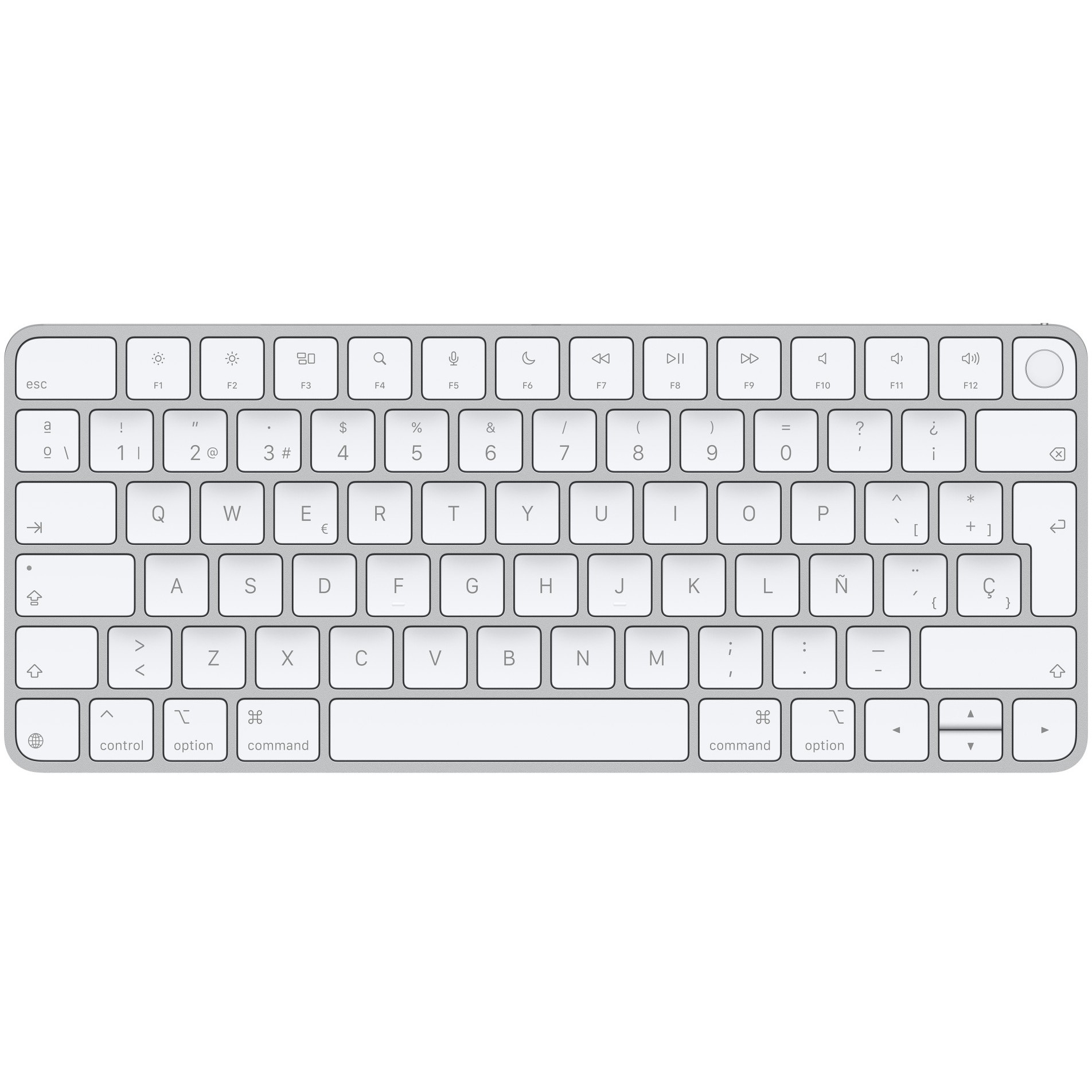 Tipkovnica APPLE Magic Keyboard with Touch ID (za Mac s Apple silicon, španjolski layout) MK293E/A