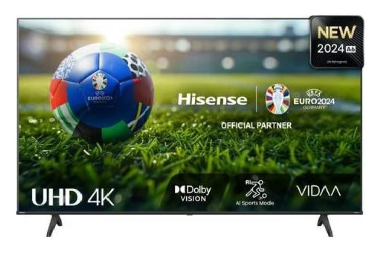TV HISENSE D-LED 85E6NT VIDAA (215 cm, 4K UHD, HDR10+, Dolby Audio, Smart TV)-1