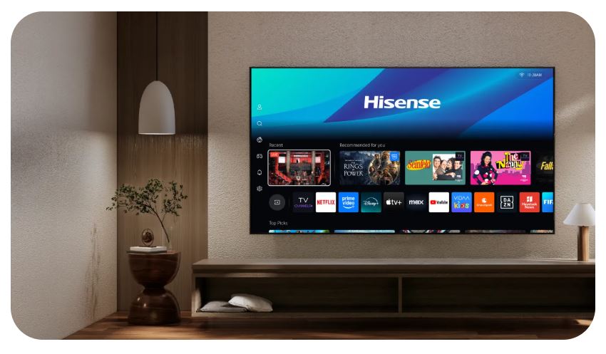 TV HISENSE 100U7NQ Mini LED VIDAA (254 cm, 4K UHD, HDR10+ Adaptive, Dolby Atmos, Smart TV)-3