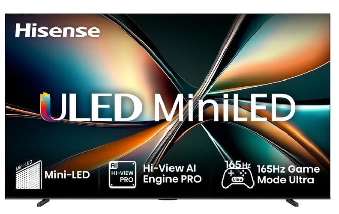 TV HISENSE 100U7NQ Mini LED VIDAA (254 cm, 4K UHD, HDR10+ Adaptive, Dolby Atmos, Smart TV)-0