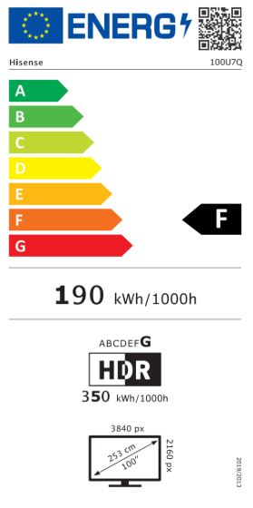 TV HISENSE 100U7NQ Mini LED VIDAA (254 cm, 4K UHD, HDR10+ Adaptive, Dolby Atmos, Smart TV)-4