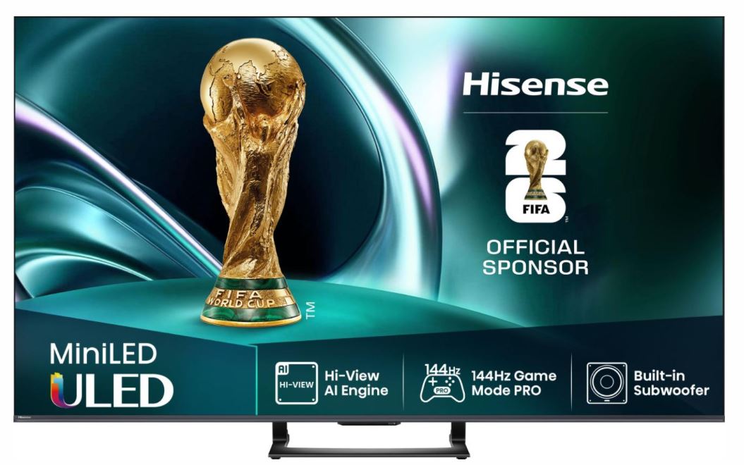 TV HISENSE Mini LED 50U7Q VIDAA U8.5 (126 cm, 4K UHD, HDR10+ Adaptive, Dolby Atmos, Smart TV)