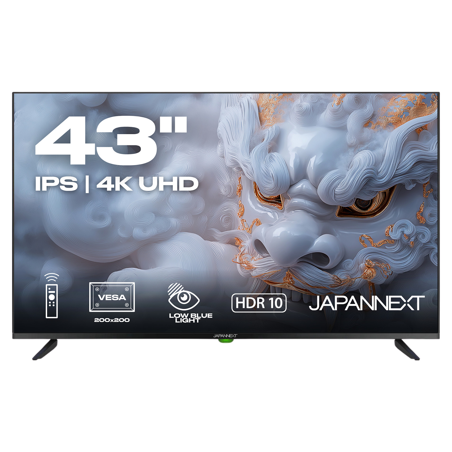 Monitor JAPANNEXT JN-IPS430UHD60F (43", 4k uhd, 3840x2160, ips, 60hz, wlan, zvučnici)-1