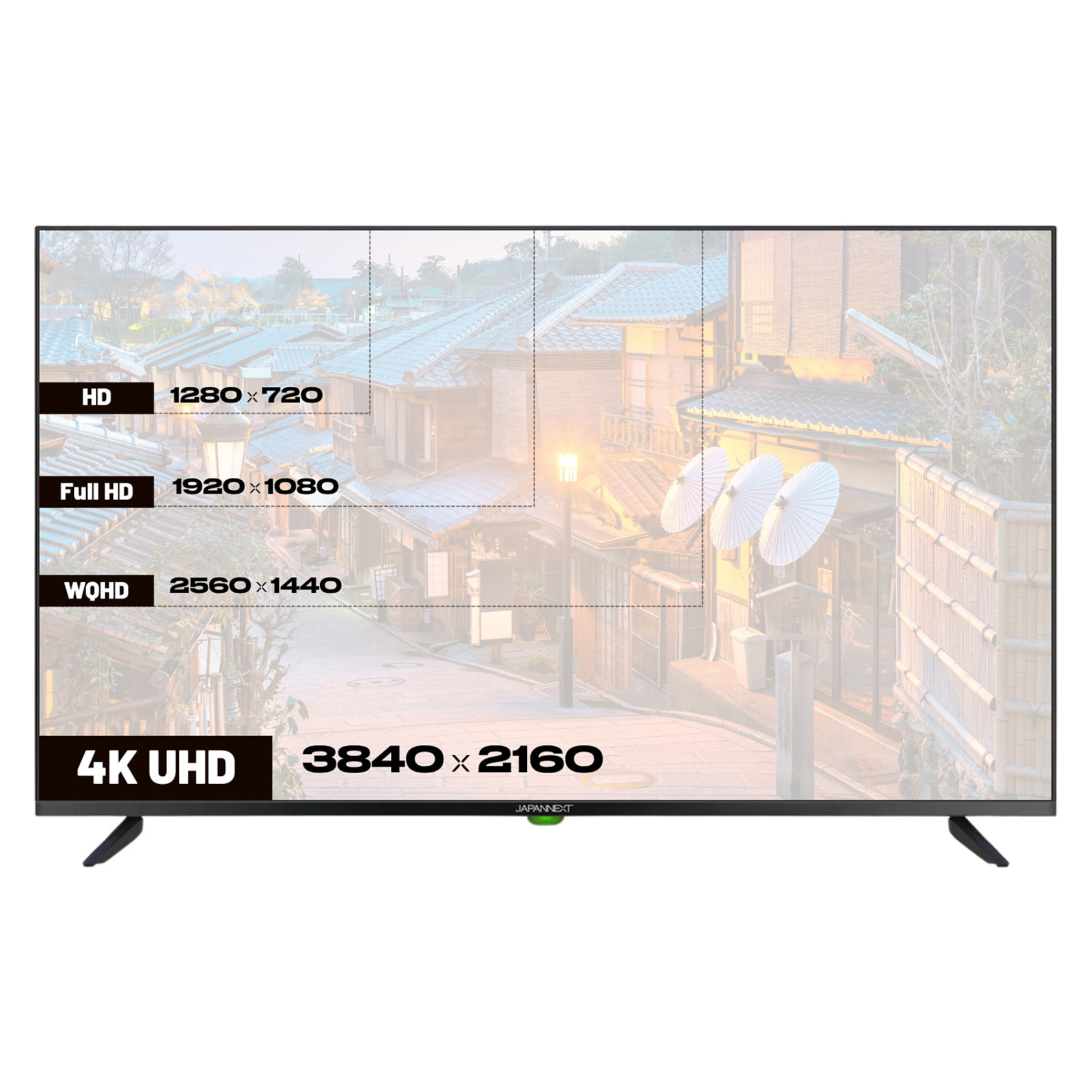 Monitor JAPANNEXT JN-IPS430UHD60F (43", 4k uhd, 3840x2160, ips, 60hz, wlan, zvučnici)-2