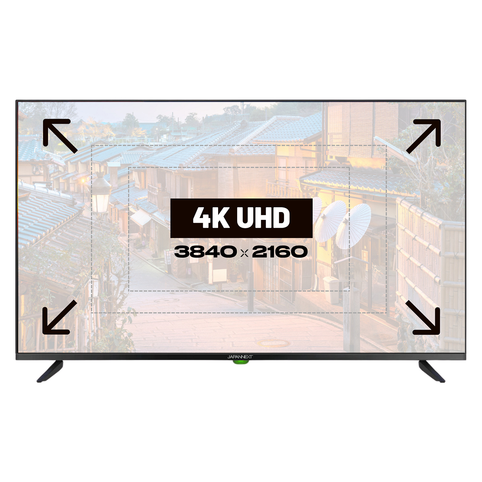 Monitor JAPANNEXT JN-IPS430UHD60F (43", 4k uhd, 3840x2160, ips, 60hz, wlan, zvučnici)-12