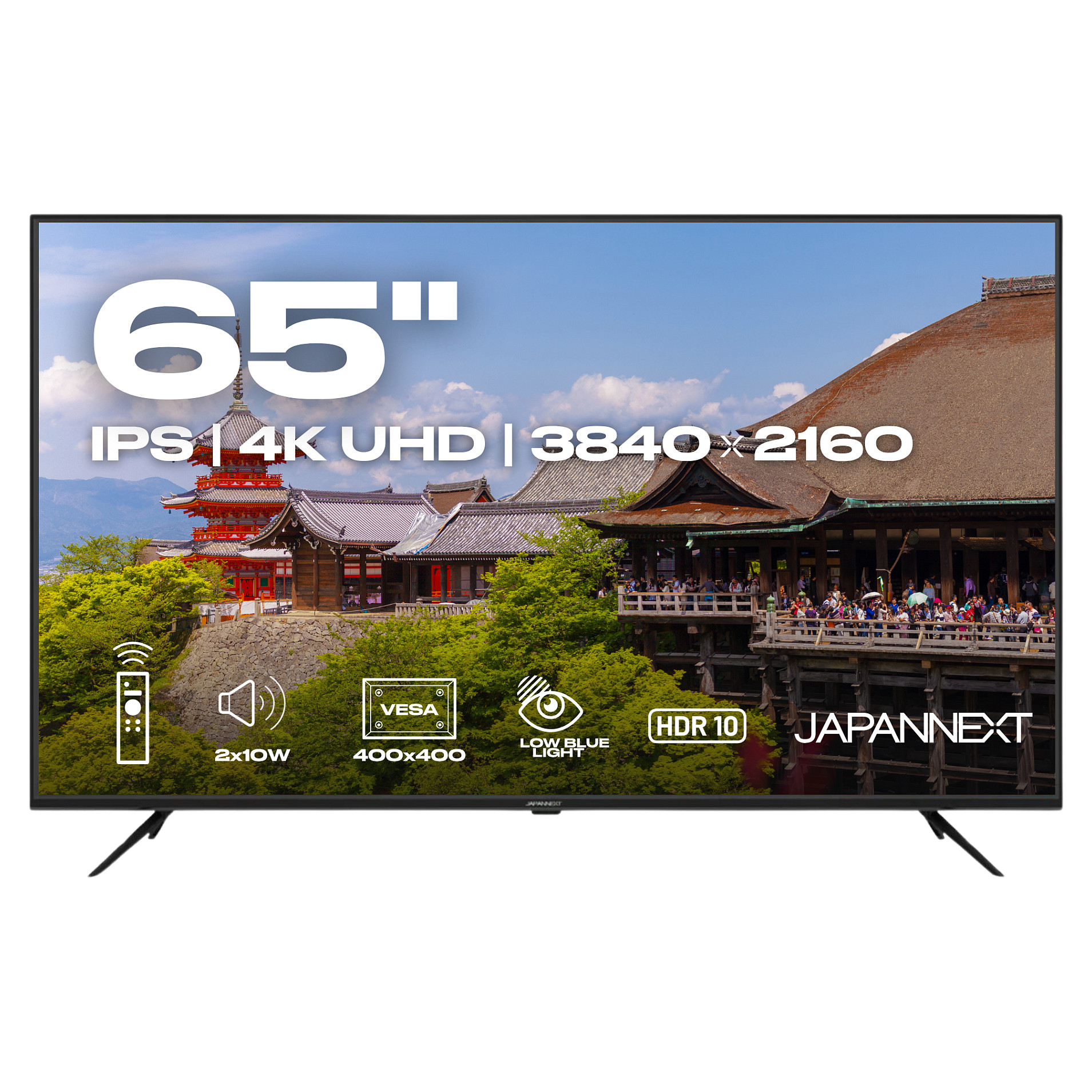 Monitor JAPANNEXT JN-IPS650UHD60F (65", 4k uhd 3840x2160, ips, 60hz, wlan, zvučnici)-5