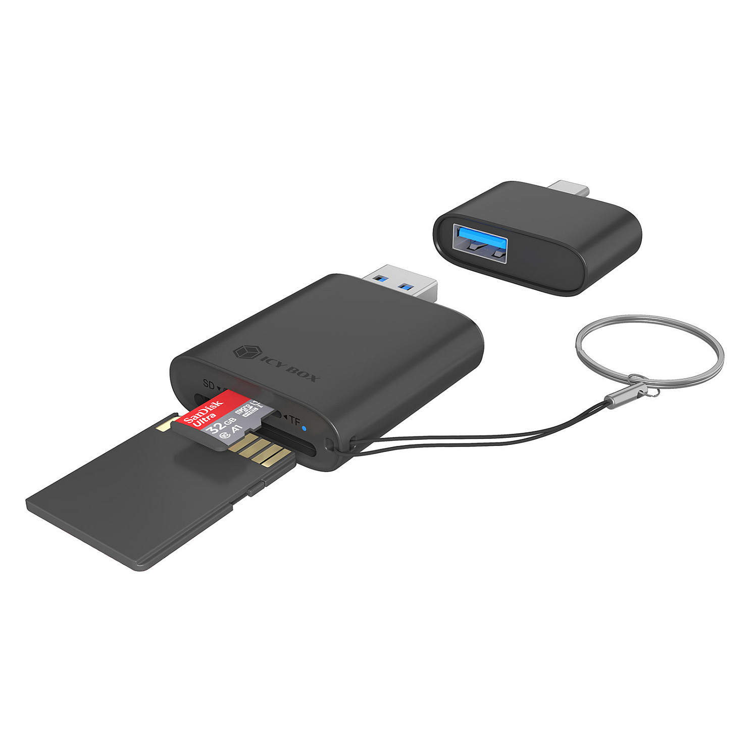 Čitač kartica ICY BOX IB-CR204-CU3 (2-u-1, usb 3.2 gen 1)-0