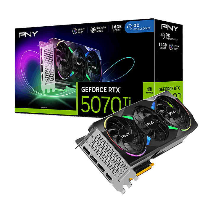 Grafička kartica PNY RTX 5070 Ti Gaming Triple Fan ARGB (16gb)-8
