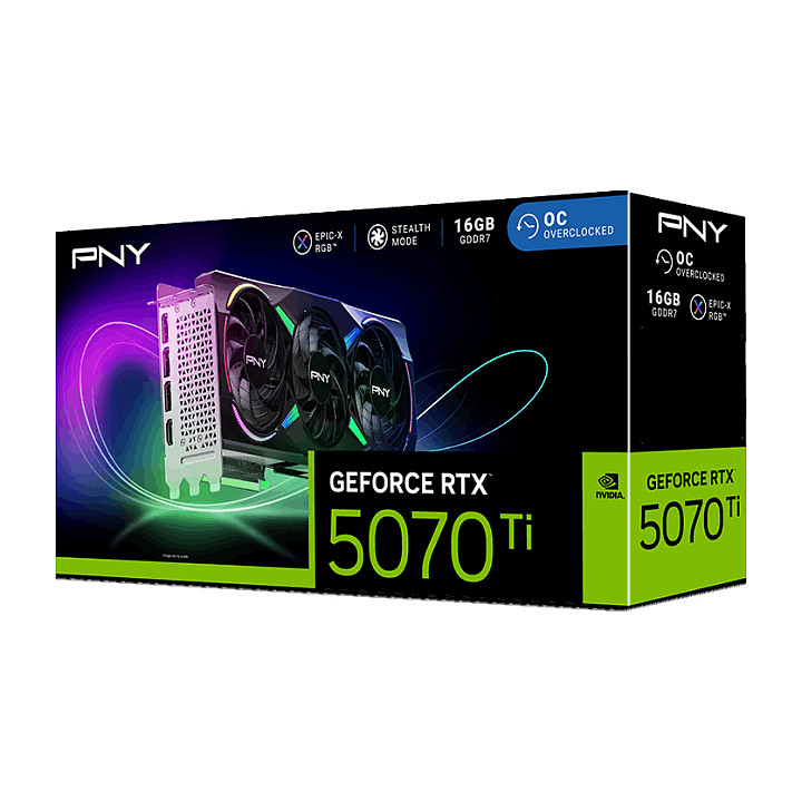 Grafička kartica PNY RTX 5070 Ti Gaming Triple Fan ARGB (16gb)-9