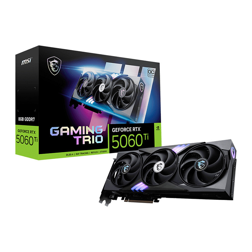 Grafička kartica MSI RTX 5060 Ti Gaming Trio OC (8gb, gddr7)-0