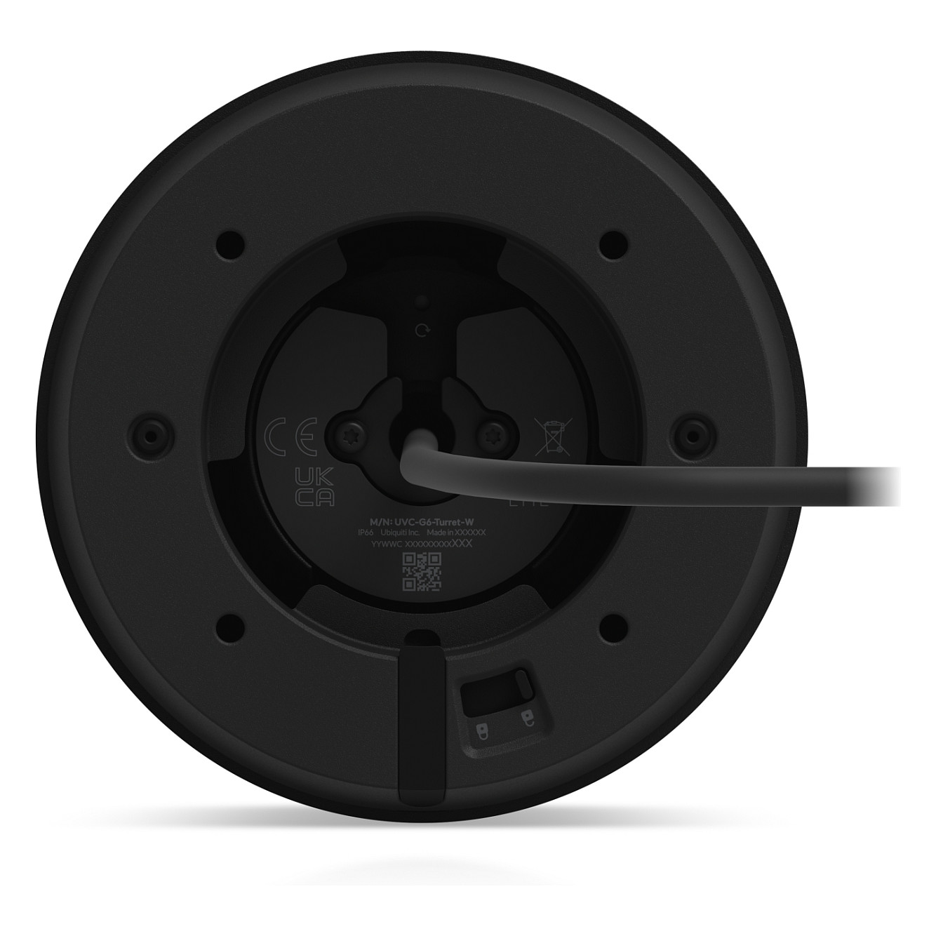 IP nadzorna kamera UBIQUITI UniFi Protect G6 Turret (4K, PoE, IP66, crna)-6