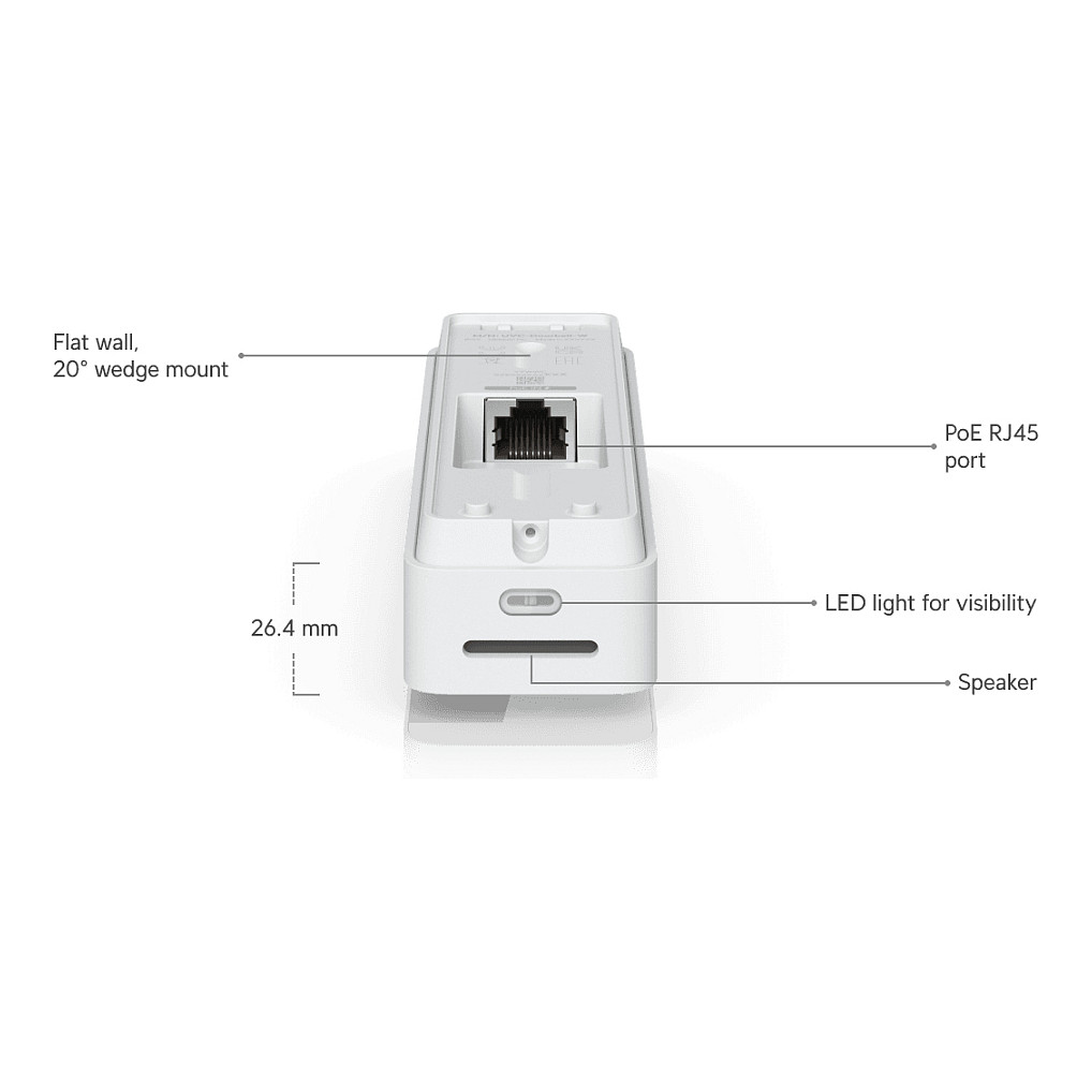Video zvono UBIQUITI UVC-Doorbell-Lite-W (bijelo)-9