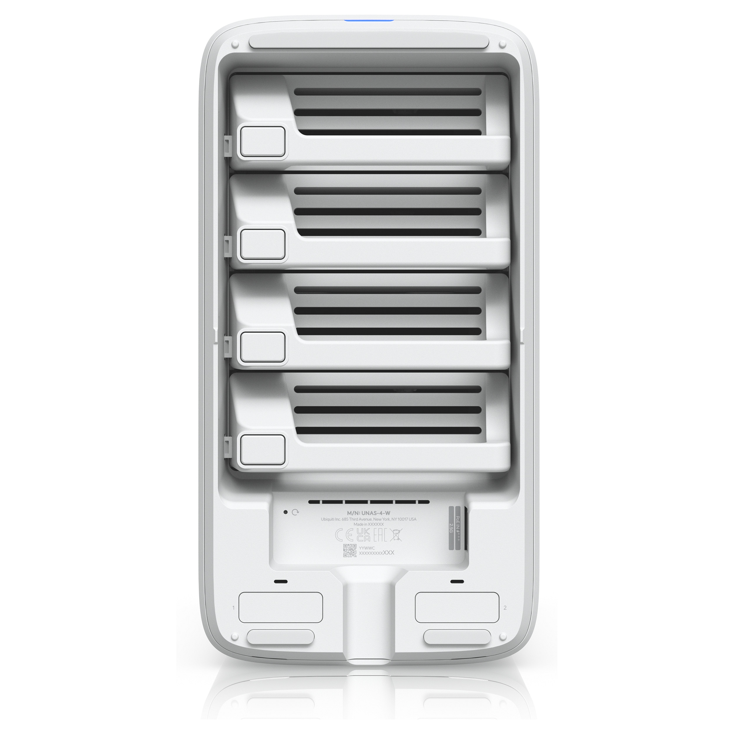 NAS kućište UBIQUITI UniFi NAS (4-bay, 10GbE SFP+, bijelo)-5