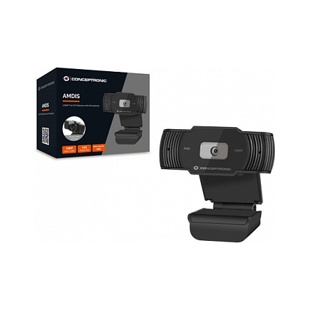 Web kamera CONCEPTRONIC (fullhd 1080p, 65°, usb-a, s mikrofonom, crna)-1