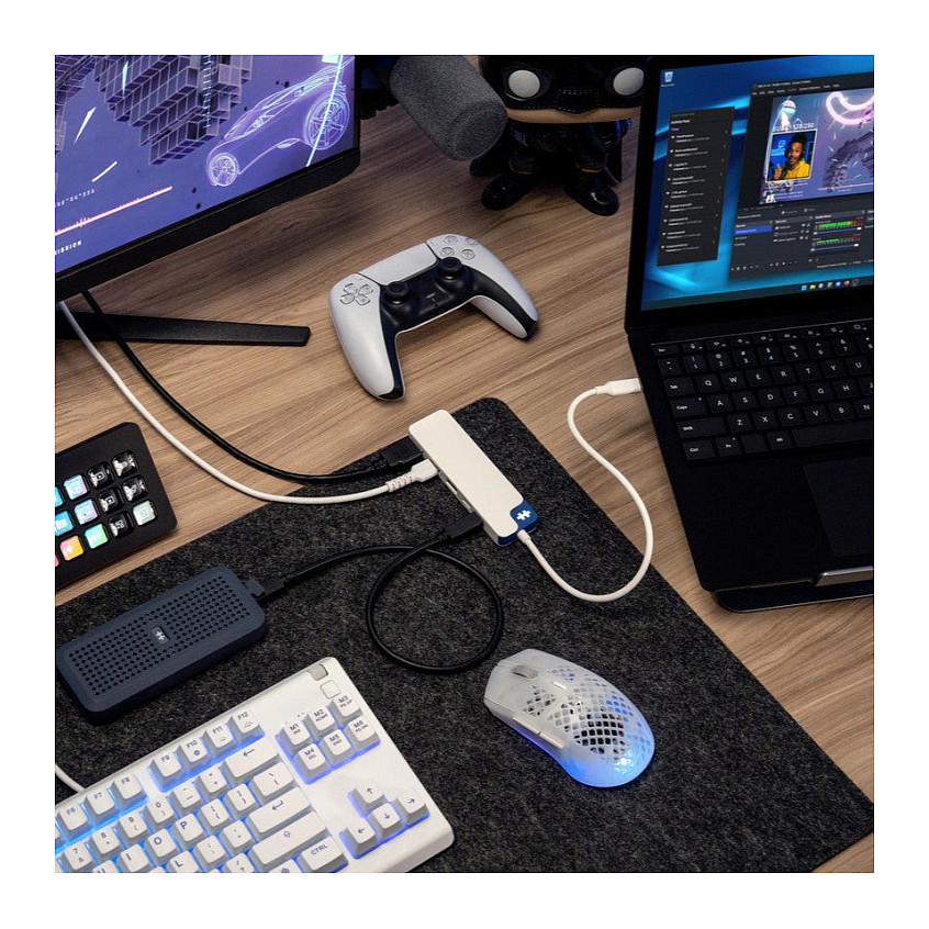 USB-C hub TARGUS HyperDrive Flex (5-port, plavi)-1