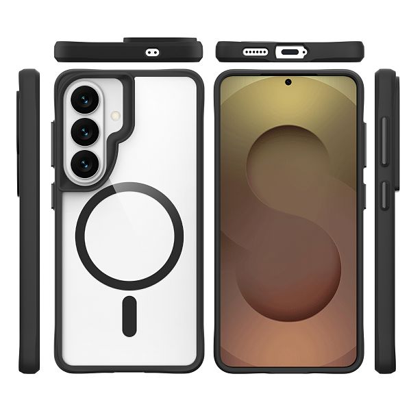 Maska MAX MOBILE Combat X za Samsung Galaxy S26 Plus (drop-proof, magsafe, slim, crna)-4