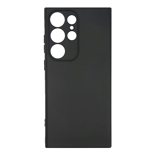 Maska MAX MOBILE za Samsung Galaxy S26 Ultra (tpu, silikonska, mikrovlakna, crna)-0