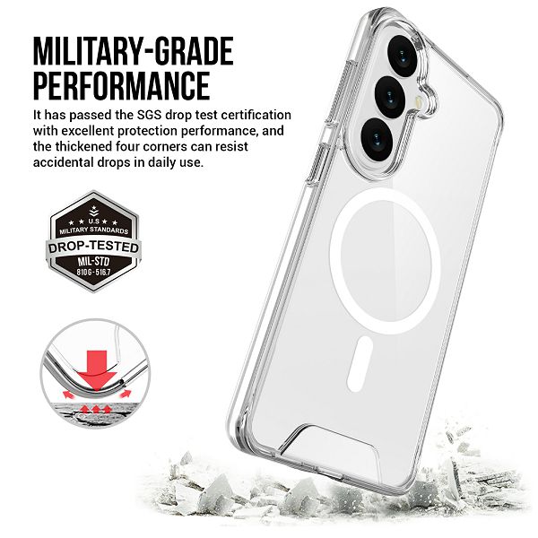 Maska MAX MOBILE TPU Drop-Proof Light za Samsung Galaxy S26 Plus (prozirna)-1