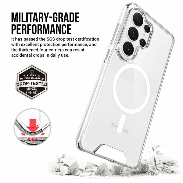 Maska MAX MOBILE Drop-Proof Light za Samsung Galaxy S26 Ultra (tpu, prozirna)-1